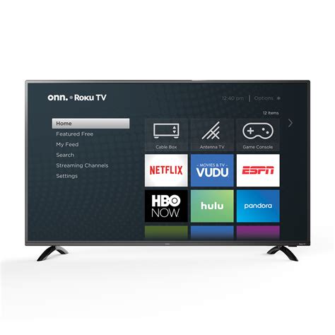 Rca and the roku tv home screen puts your favorite tv entertainment into one simple, intuitive interface. onn. 50" Class 4K UHD HDR10 Roku Smart LED TV (100005396 ...