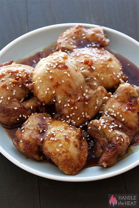 Honey Soy Chicken Thighs Handle The Heat