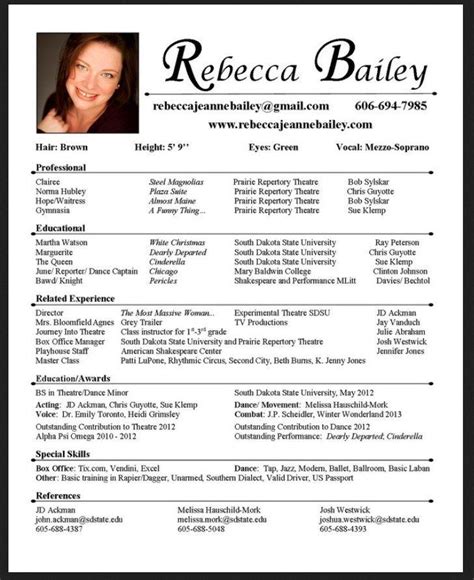 Child acting resumes actor resume kids examples you the child actor resume. Awesome Actors Resume Template Word Pictures acting resume ...