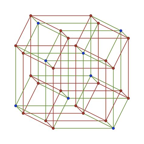 3d 4 Dimensional Tesseract Hypercube Model B Tjt4 6 Artofit