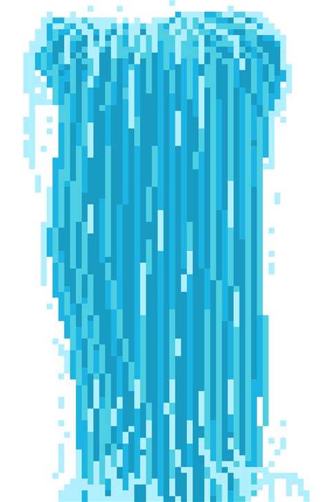 Waterfalls Animated Wallpaper Pixel Art Mountains Wat