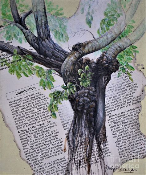 The Art Tree Painting By Angie Sellars Pixels