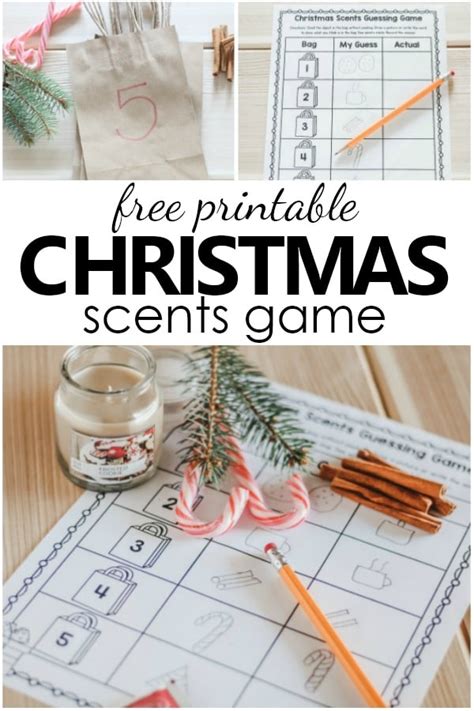 Christmas Scents Guessing Game Fantastic Fun And Learning