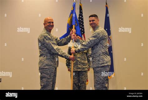 Lt Col Jay D Johnson 403rd Maintenance Group Commander Hands Over