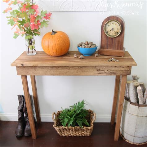 How To Build A Simple Entryway Table Not Just A Housewife