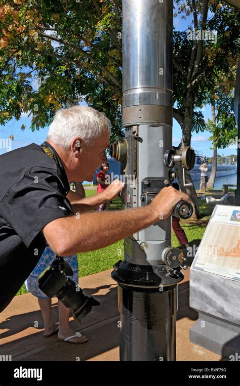 Periscope Display At Pearl Harbor Pacific National Monument Hawaii