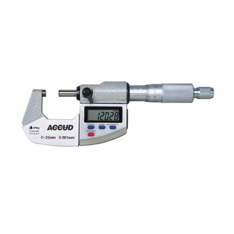 Accud Digital Outside Micrometer Ip65 0 25mm Shop Today Get It