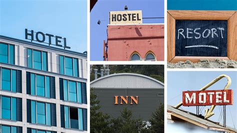 Understand The Difference Between Inn Hotel Hostel Motel And Resort