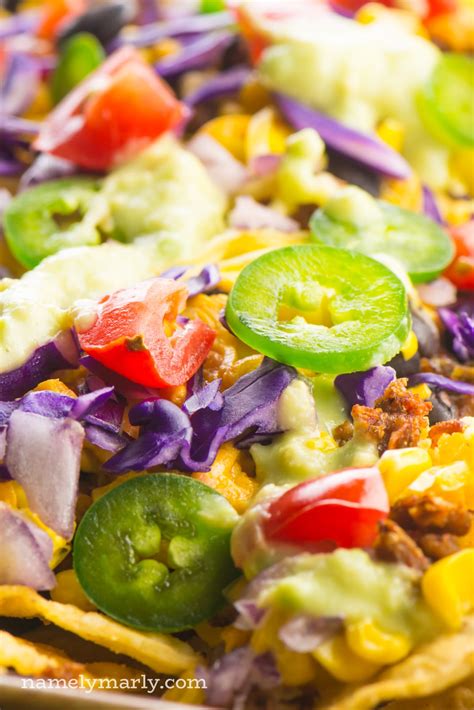 Baked ground beef nachosthe spruce eats. Best Baked Vegan Nachos Supreme Recipe - Namely Marly