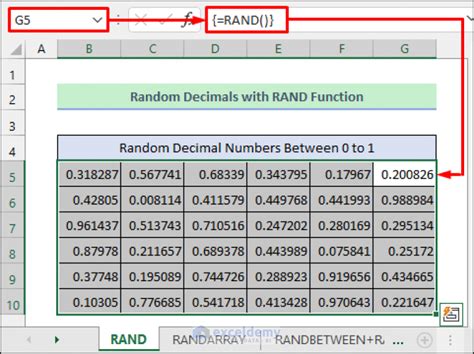 Generate Random Number In Excel With Decimals 3 Methods