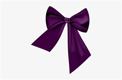 Purple Bow Png Transparent Png 445x491 Free Download On Nicepng