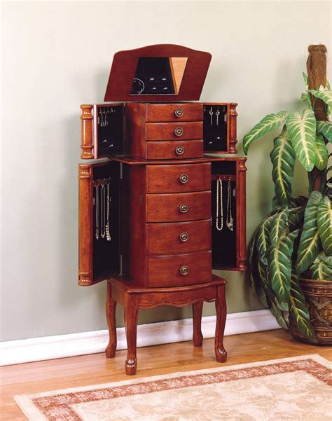 Powell Classic Cherry Jewelry Armoire Pw 881 315 At