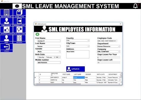 Complete Employee Leave Management System Source Code And Documents