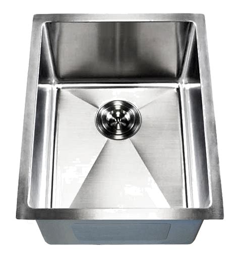 15 Ecosus® Stainless Steel Kitchen Bar Sink Small Radius Undermount