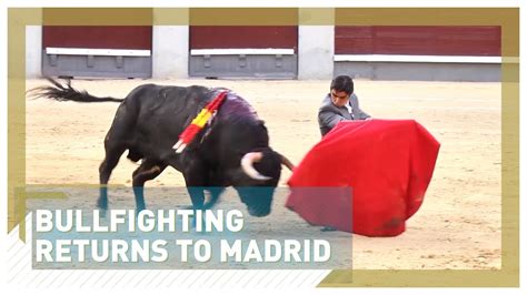 Bullfighting Returns To Madrid Youtube