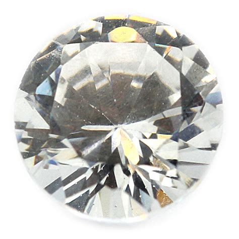 Cubic Zirconia Loose Stones Clear Crystal Cz Round Brilliant Bead Round
