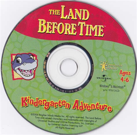 The Land Before Time: Kindergarten Adventure (Brighter Minds) (2006) : Brighter Minds : Free 