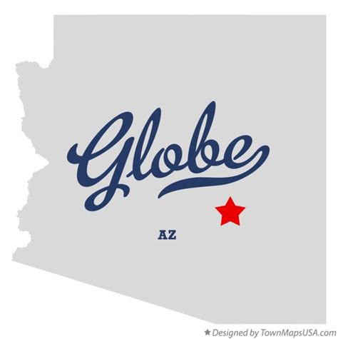 Map Of Globe Az Arizona