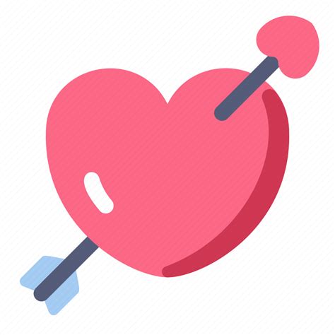 Arrow Cupid Heart Love Valentine Icon Download On Iconfinder