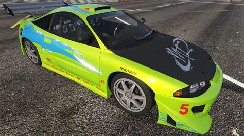 Brians Mitsubishi Eclipse Gs 1995 Fast And Furious Add On Gta5