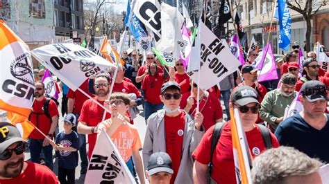 Montreal Workers Demand Higher Minimum Wage Increase At May Day March