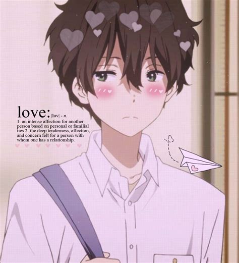 I Think Im In Love With You 🥺💕animepfpaestheticpfpcute