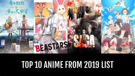 Top 10 Anime From 2019 By Laginbehind Anime Planet