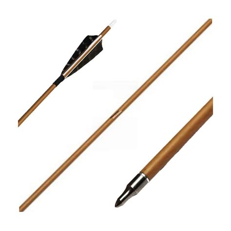 Mac Traditional Wooden Effect Carbon Arrow Merlin Archery