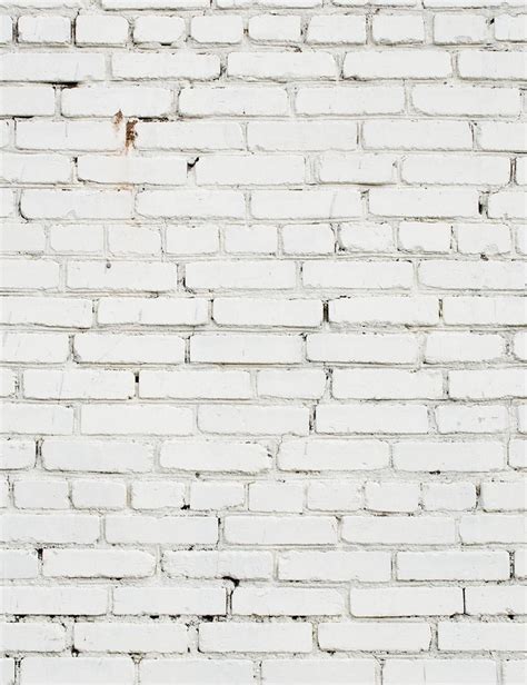 Grunge Milk White Brick Wall Texture Backdrop For Photography