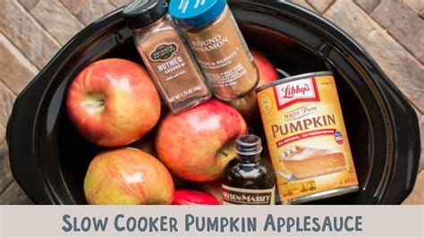 Homemade pumpkin puree is easy to make with small pie pumpkins and a slow cooker, and the puree freezes beautifully in freezer bags or jars. Slow Cooker Pumpkin Applesauce - YouTube