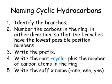 Ppt Cyclic Hydrocarbons Powerpoint Presentation Free Download Id