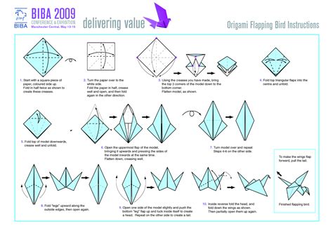 Origami Bird Instructions Origami Pinterest Origami Birds
