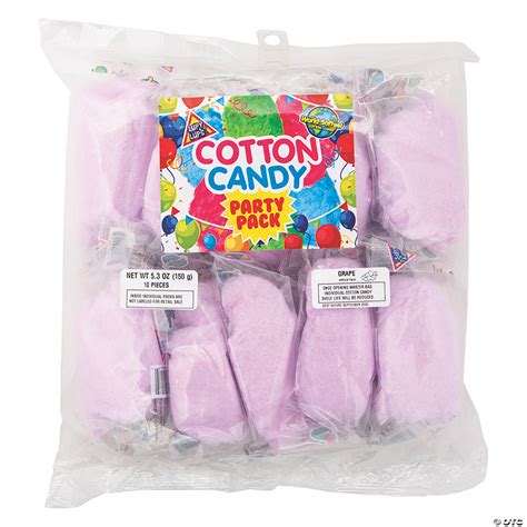 Purple Cotton Candy Favor Packs Oriental Trading