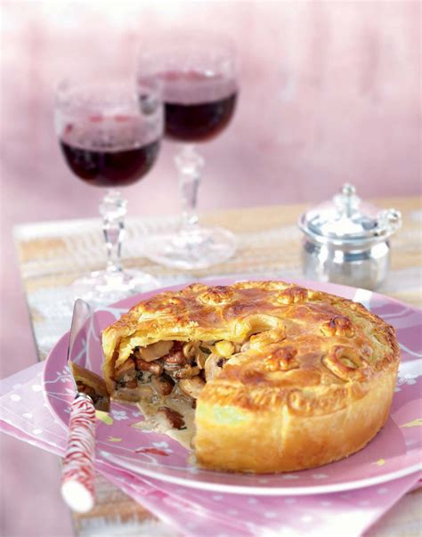 Tourte forestière aux champignons