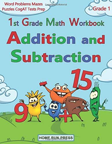 1st Grade Math Workbook Addition And Subtraction Grade 1 Workbooks