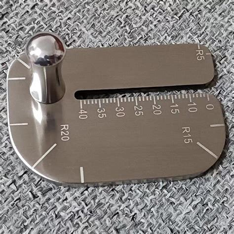 Diy Leather Craft Leather Punch Aid Pulling Board Stainless Steel