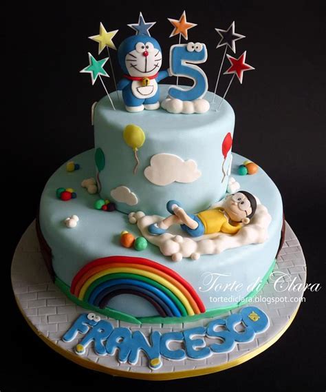 Doraemon Cake Decorated Cake By Clara Cakesdecor