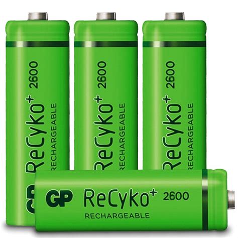 AA Type 2600mAh Recyko+ Rechargeable Batteries