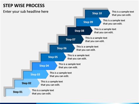 Step Wise Process Powerpoint Template