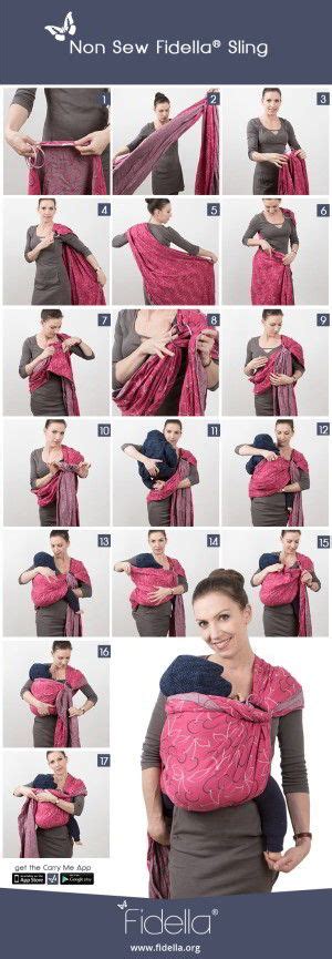 Instruction Non Sew Ring Baby Sling Wrap Baby Wearing