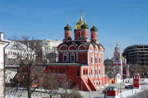 Moscow Russia March 2021 View On Cathedral Of The Icon Of The