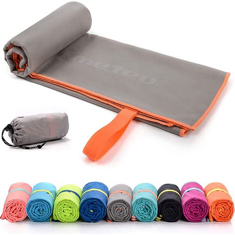 Dry Fit Sport Towel Portable Sport Towel Microfiber With Mesh Bag Quick Drying Gym Towel China