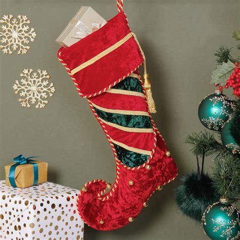 assorted-luxury-christmas-stockings-pack-of-five-by-dibor-notonthehighstreet-com