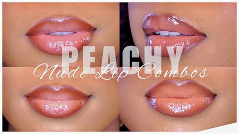 Nude Lip Combos For Darkskin And Brownskin Peach Edition Ft Kiko Nyx