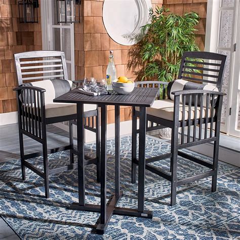 Safavieh Pate 3 Piece Bar Table Bistro Set 9484499 Hsn Bistro Set