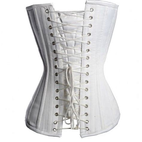 classic long white corset liked on polyvore featuring intimates and shapewear white corset