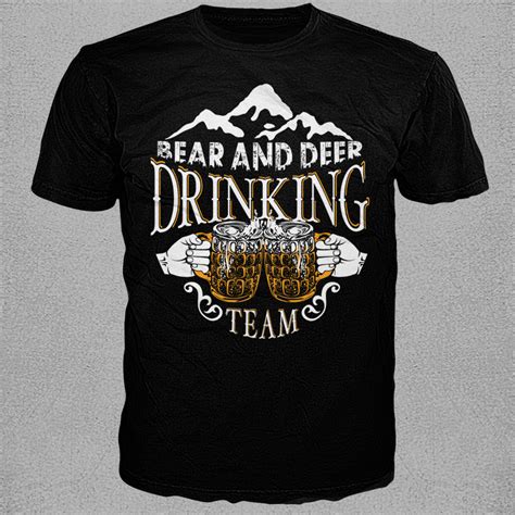 Drinking Team T Shirt Clip Art Tshirt Factory