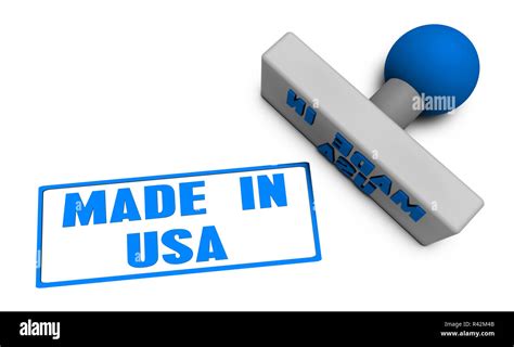 Made In Usa Stamp Stock Photo Alamy