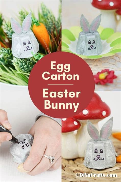 Easy Egg Carton Easter Bunny Kids Craft Diy And Crafts