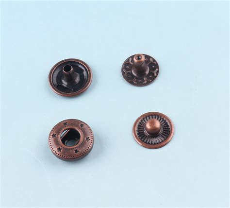 Copper Snap Buttons 50sets 10mm12mm Snap Studs Spring Popper Etsy